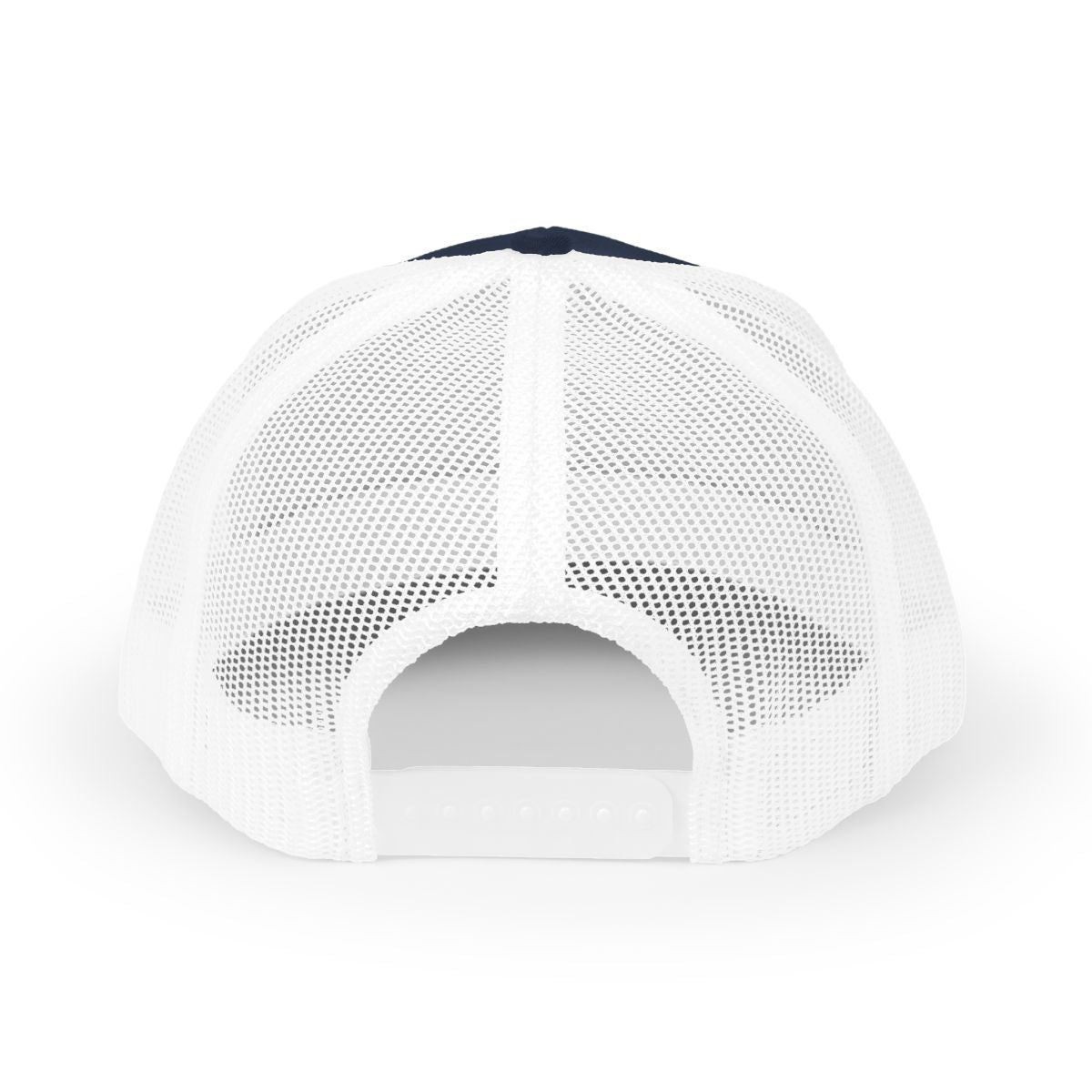 0–0–2 Trucker Hat in Navy / White, back view
