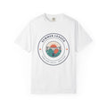 Summer League Tee in White, front view