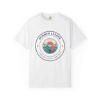 Summer League Tee in White, front view