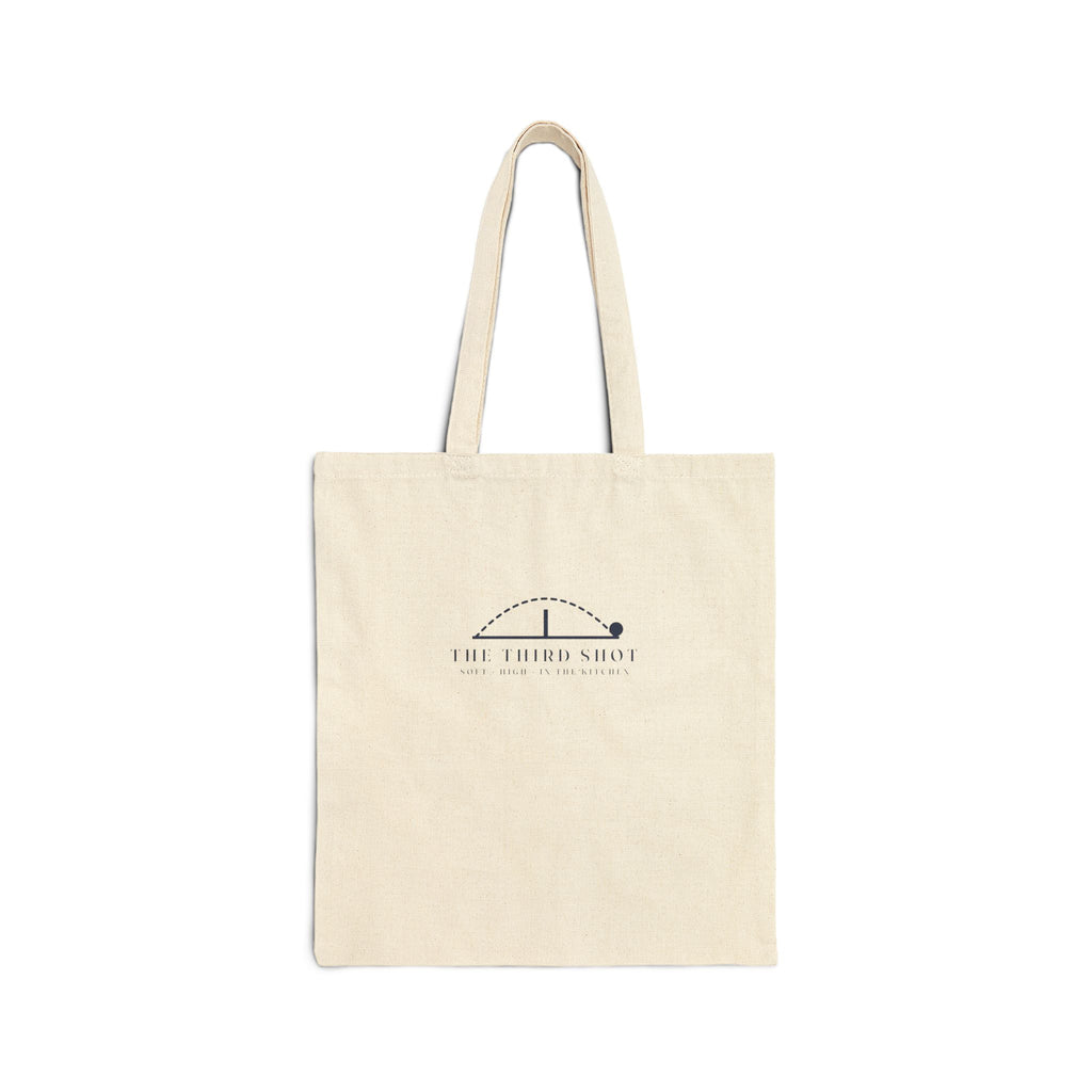 The Third Shot Tote in Natural, front view