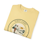 First Light Tee in Butter, folded