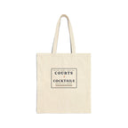 Courts & Cocktails Tote in Natural, front view