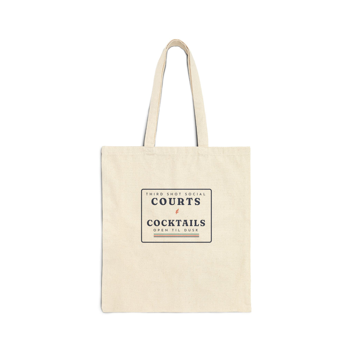 Courts & Cocktails Tote in Natural, front view