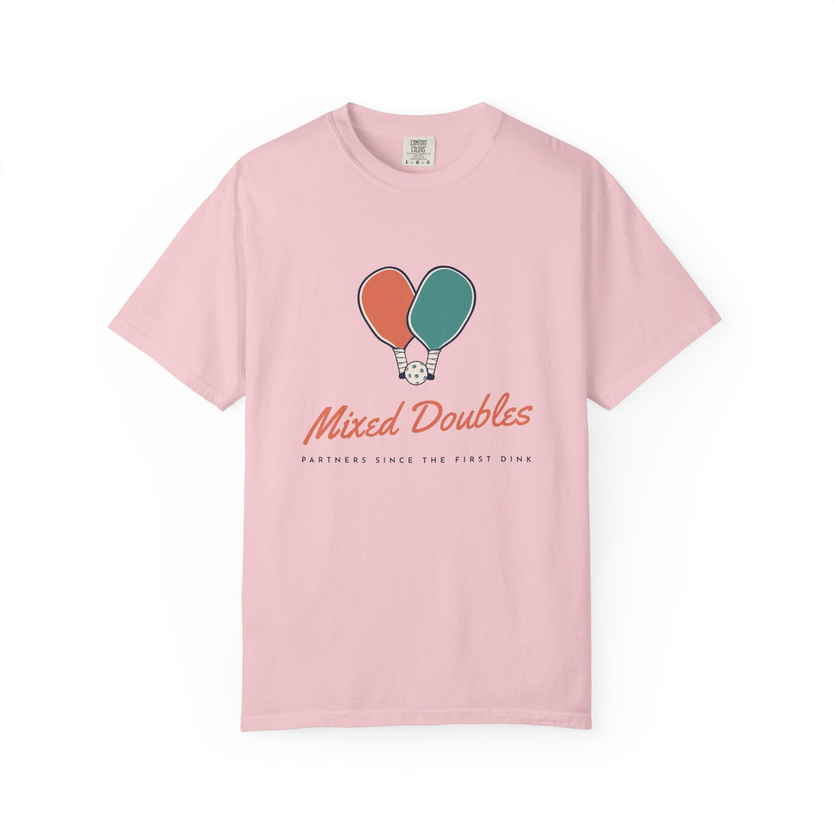 Mixed Doubles Tee in Blossom, front view