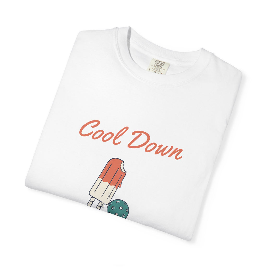 Cool Down Tee in White, folded