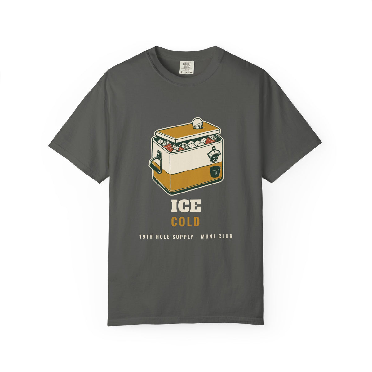 Ice Cold Tee in Pepper, front view