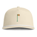 Flagstick Rope Cap in Ivory, front view