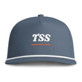 TSS Monogram Rope Cap in Blue Jean, front view
