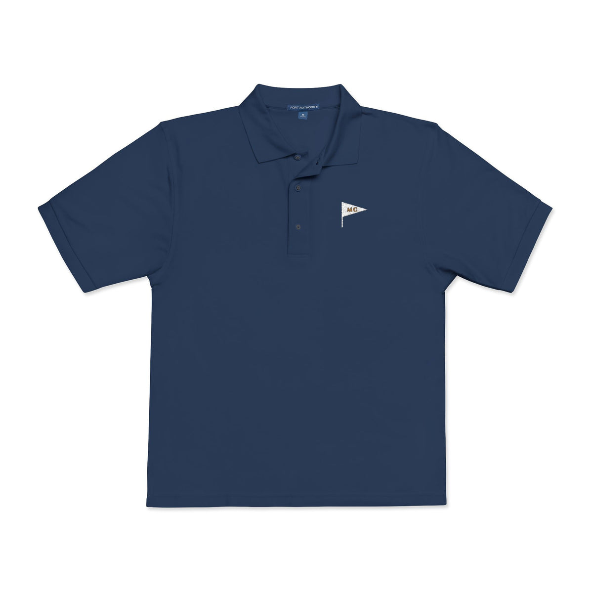 MC Pennant Polo in Navy, front view