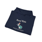 Round Robin Hoodie in Navy, folded