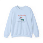 Round Robin Crewneck in Light Blue, front view