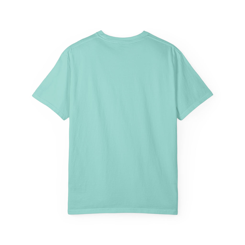 Loop Tee in Chalky Mint, back view