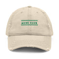 Club Stripe Dad Hat in Khaki, front view