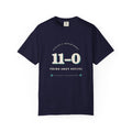11–0 Athletic Department Tee in True Navy, front view