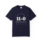 11–0 Athletic Department Tee in True Navy, front view