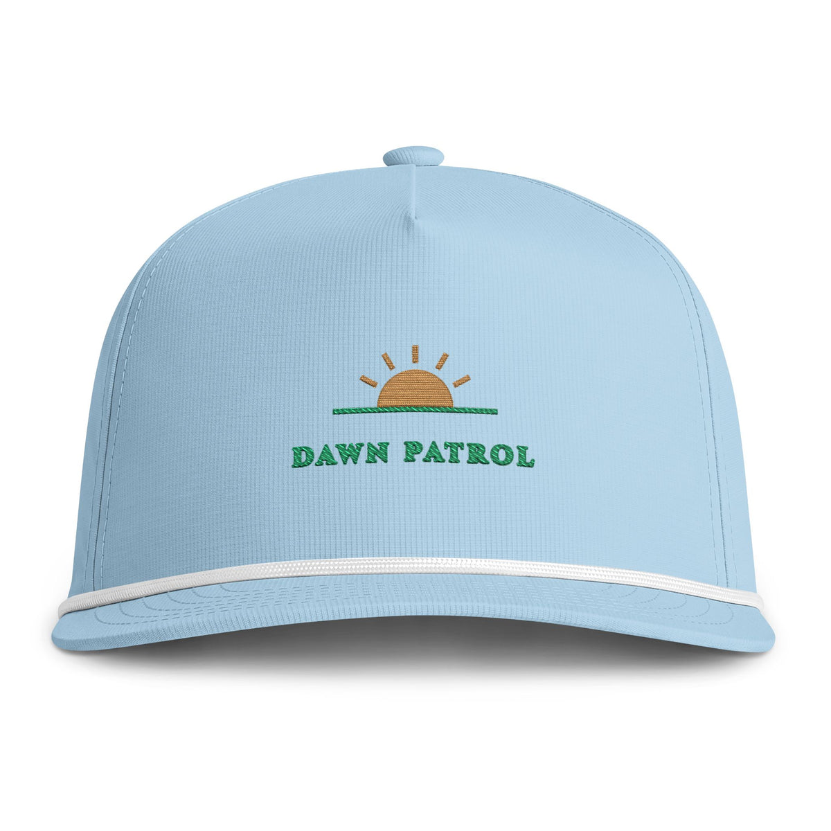 Dawn Patrol Rope Cap in Chambray, front view