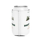 Bogey Train Can Cooler in White, right side view