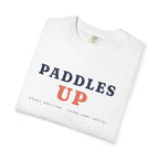 Paddles Up Tee in White, folded