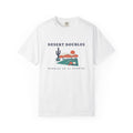 Desert Doubles Tee in White, front view