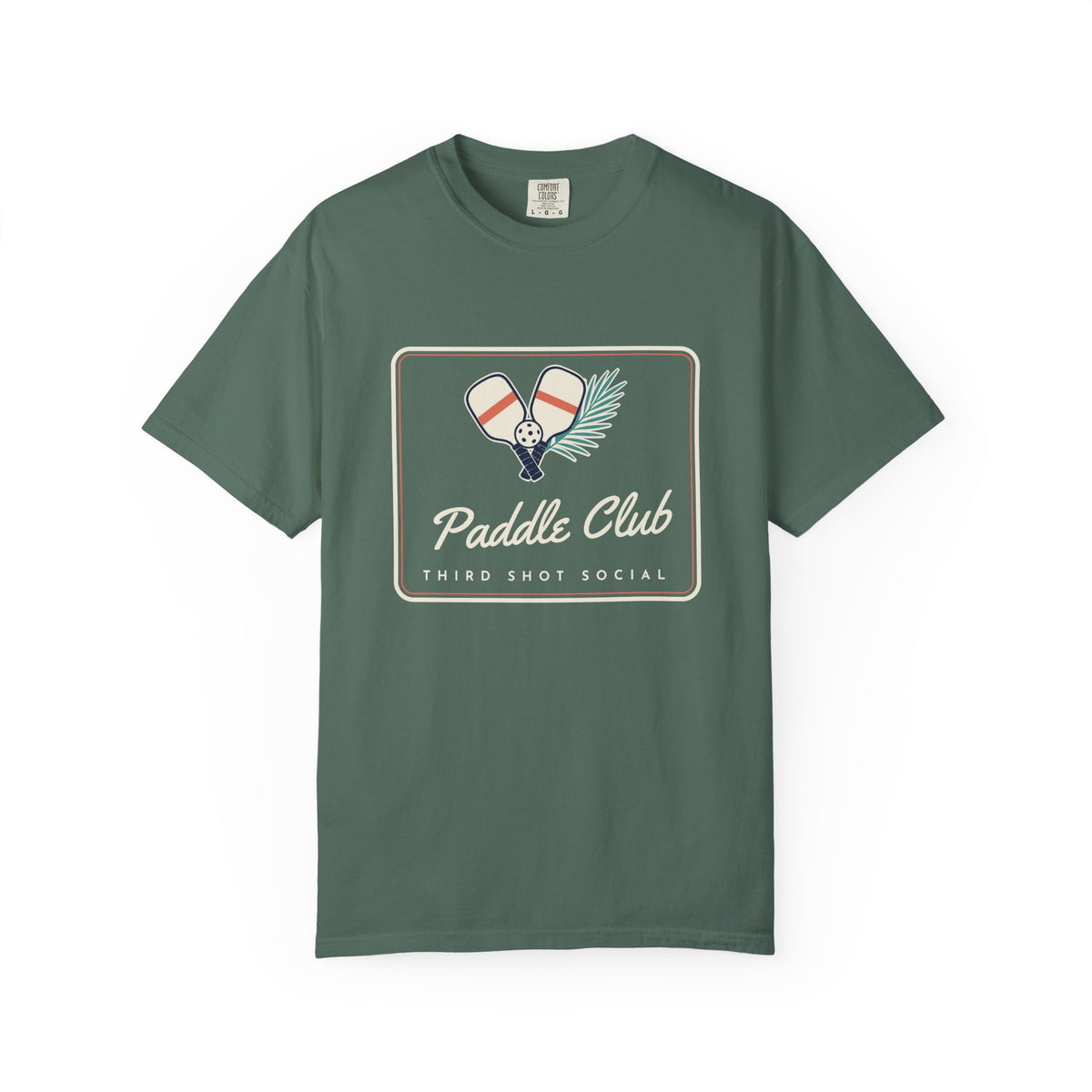 Paddle Club Tee in Blue Spruce, front view