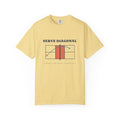 Serve Diagonal Tee in Butter, front view
