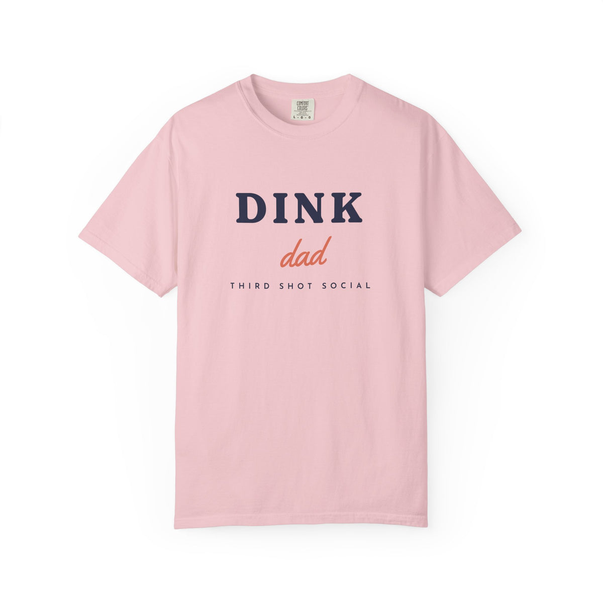 Dink Dad Tee in Blossom, front view
