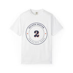 Second Server Tee in White, front view