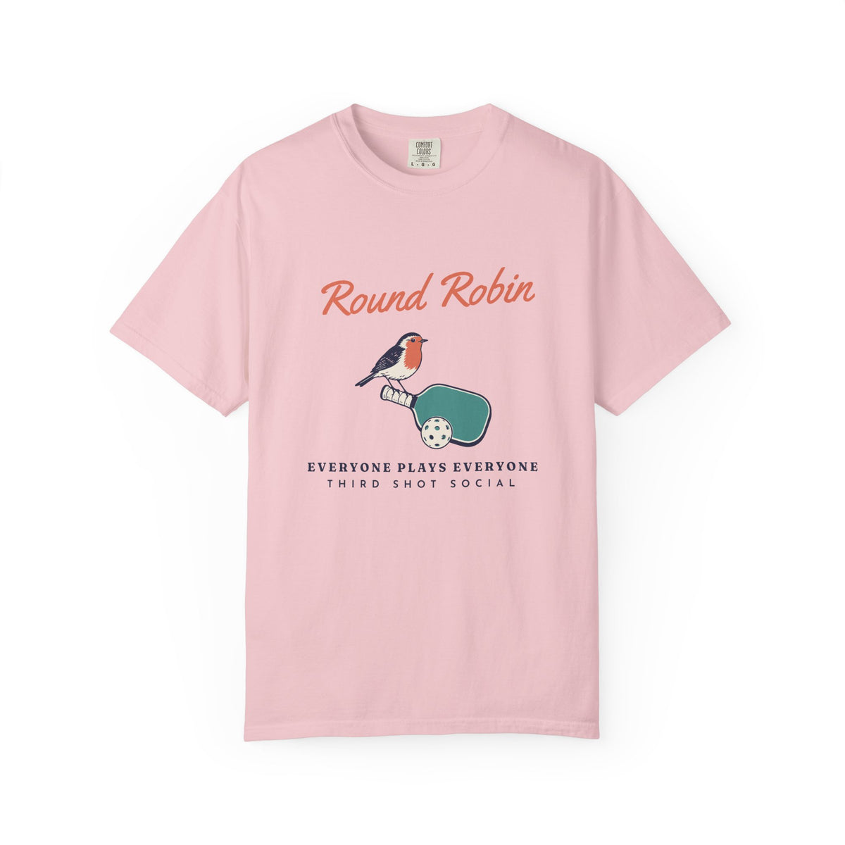 Round Robin Tee in Blossom, front view