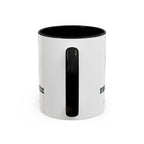 First Coffee Mug in Black, handle view