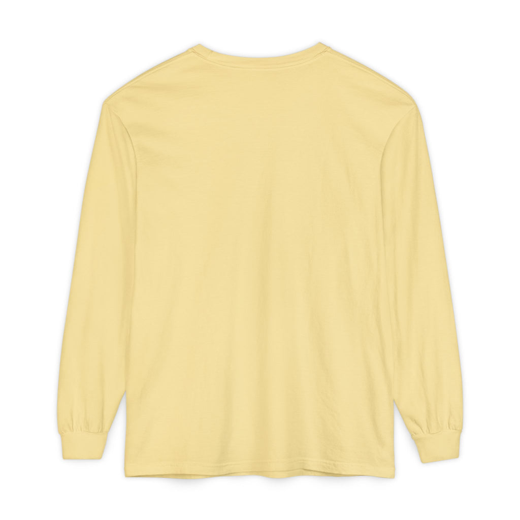 Summer Nines Long Sleeve Tee in Butter, back view