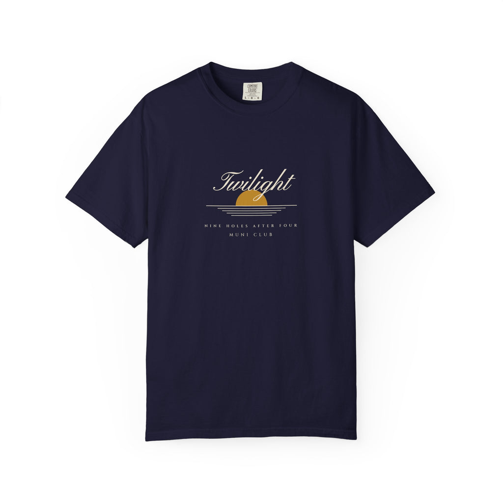 Twilight Tee in True Navy, front view