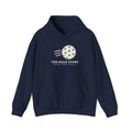The Hole Story Hoodie in Navy, front view