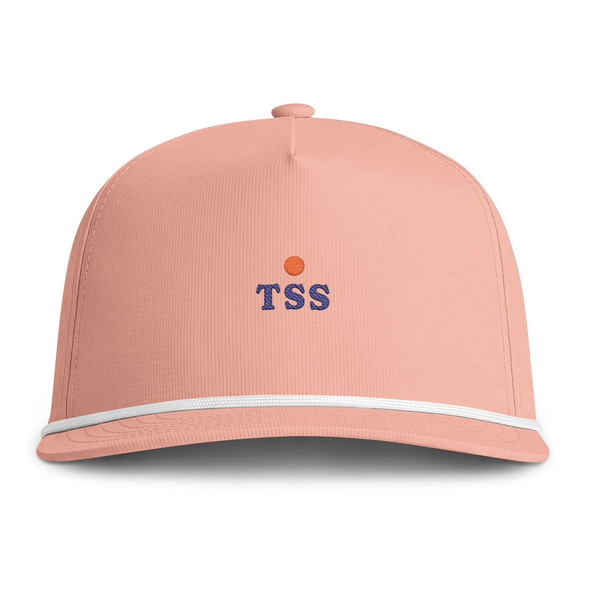 TSS Ball Rope Cap in Peachy, front view