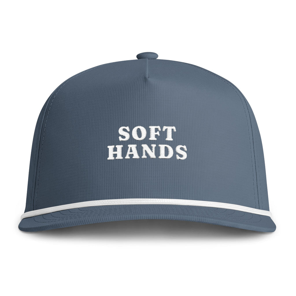 Soft Hands Rope Cap in Blue Jean, front view
