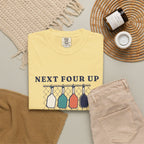 Next Four Up Tee in Butter, flat lay