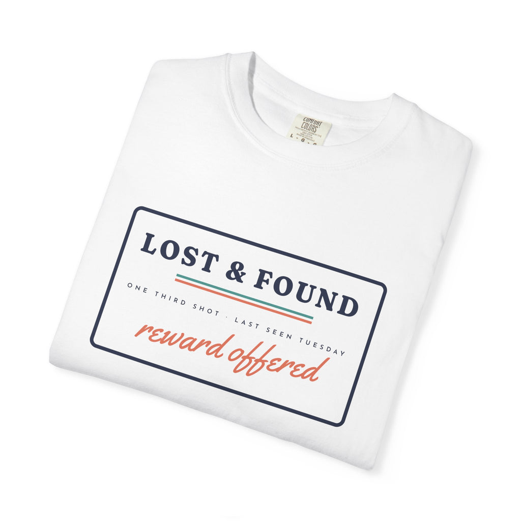 Lost & Found Tee in White, folded