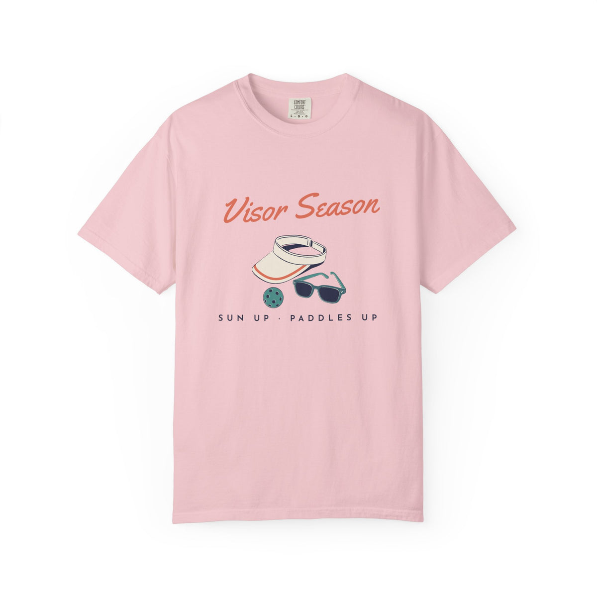 Visor Season Tee in Blossom, front view