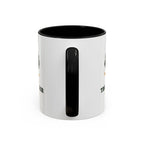 Trees Are Air Mug in Black, handle view