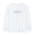 Doubles Club Long Sleeve Tee in White, front view