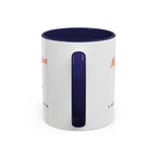 Night Session Mug in Navy, handle view