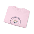 Resident Pro Crewneck in Light Pink, folded