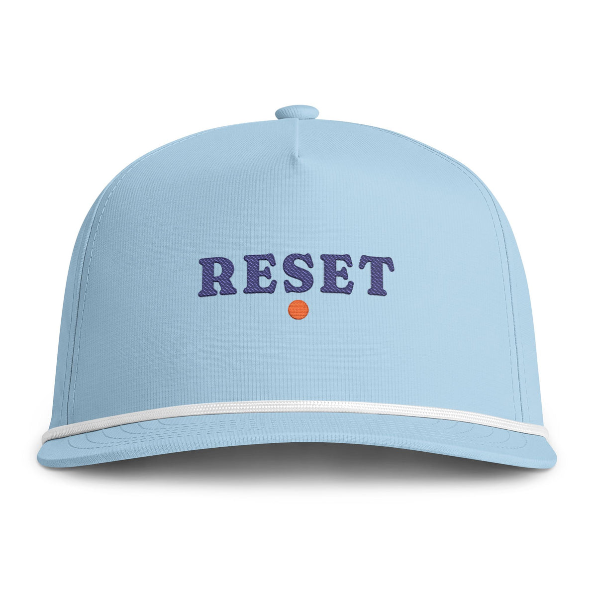 Reset Rope Cap in Chambray, front view