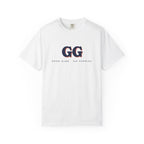 GG Tee in White, front view
