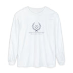 Laurel Long Sleeve Tee in White, front view