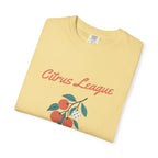 Citrus League Tee in Butter, folded