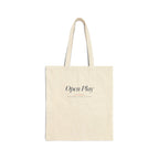 Open Play Italic Tote in Natural, front view