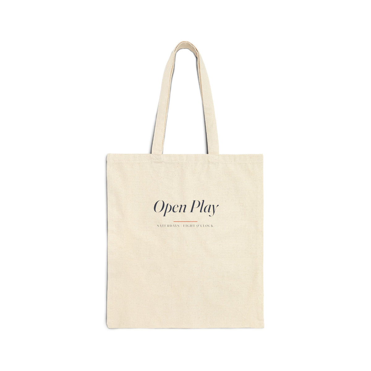 Open Play Italic Tote in Natural, front view