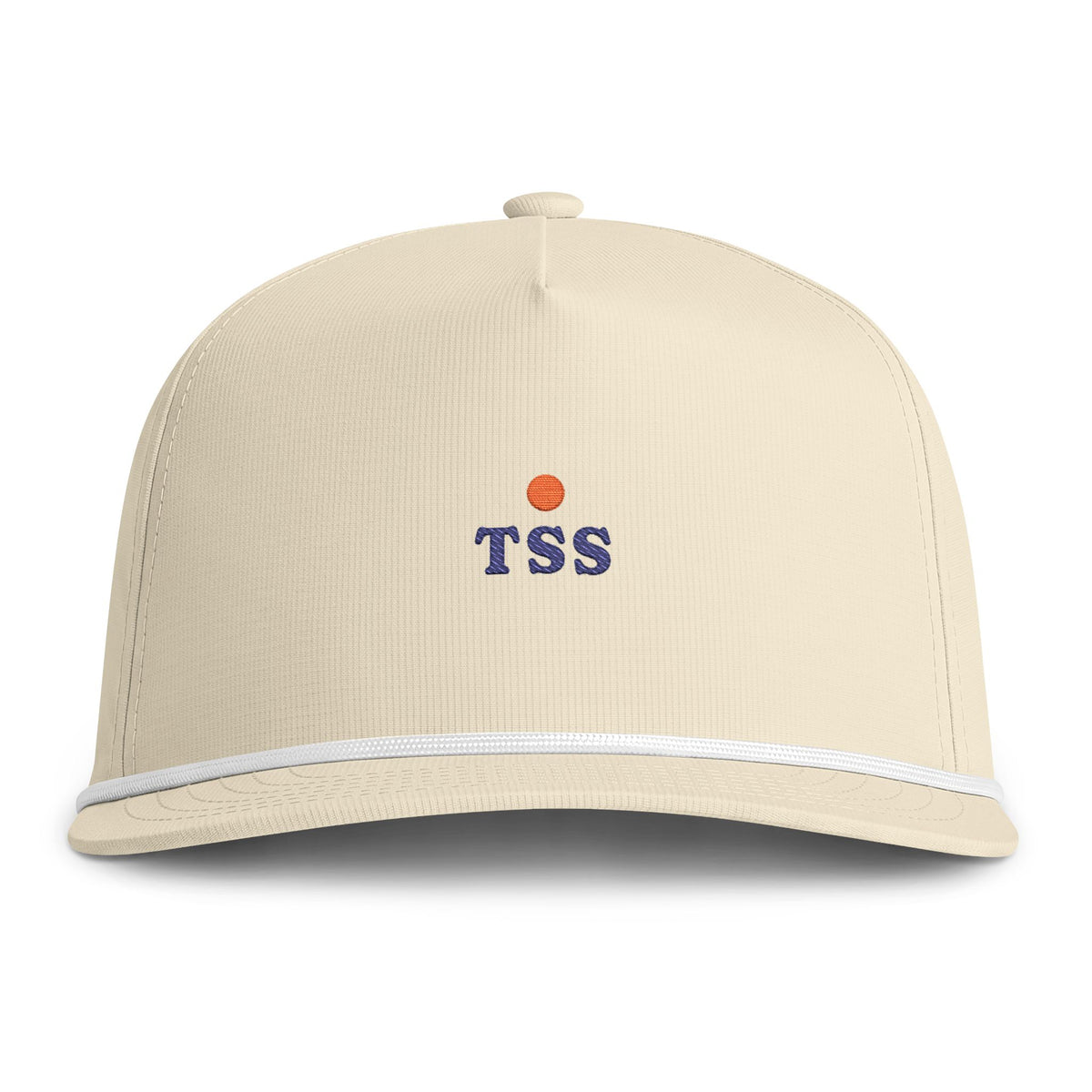 TSS Ball Rope Cap in Ivory, front view