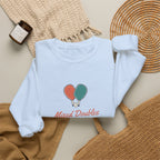 Mixed Doubles Crewneck in Light Blue, flat lay