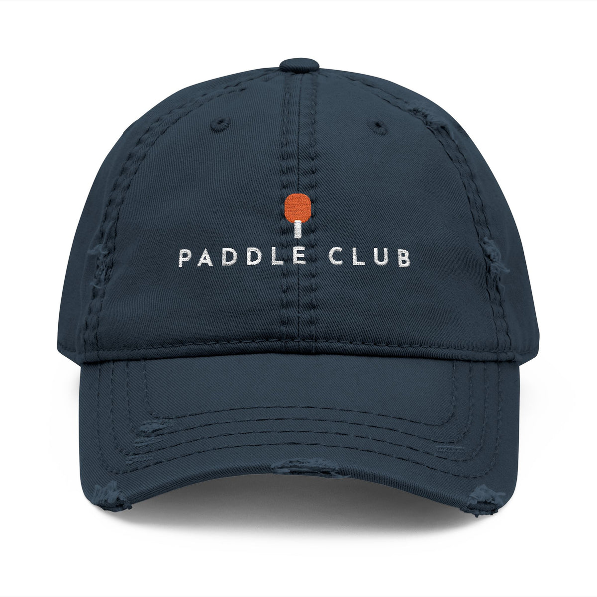 Paddle Club Dad Hat in Dark Navy, front view